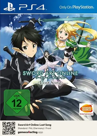 Sword Art Online: Lost Song PlayStation 4, Germany box front