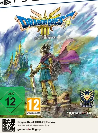 Dragon Quest III HD-2D Remake PlayStation 5, Germany box front