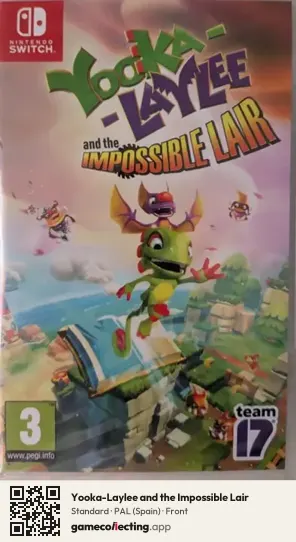 Yooka-Laylee and the Impossible Lair Nintendo Switch, Spain box front