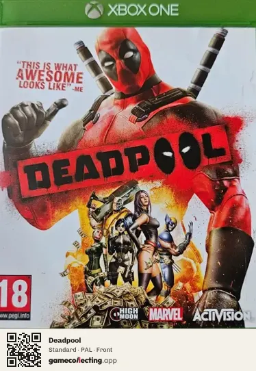 Deadpool Xbox One, PAL box front