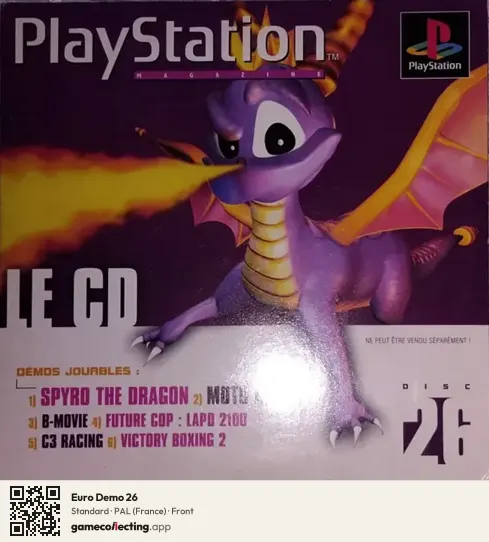 Euro Demo 26 PlayStation, France box front