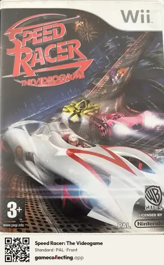Speed Racer: The Videogame Nintendo Wii, PAL box front
