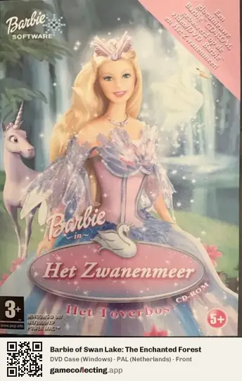 Barbie of Swan Lake: The Enchanted Forest Computer, Netherlands box front