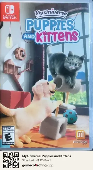 My Universe: Puppies and Kittens Nintendo Switch, NTSC box front