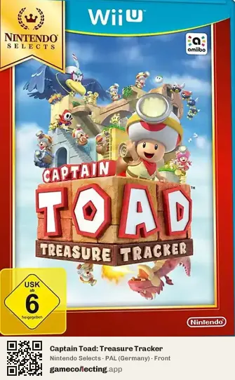 Captain Toad: Treasure Tracker Nintendo Wii U, Germany box front