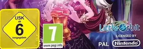 Monster High: 13 Wishes, the USK square on its front