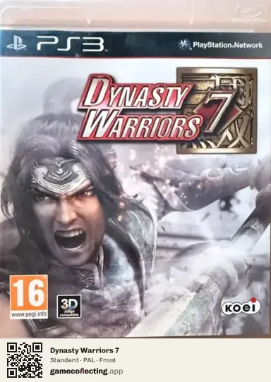 Dynasty Warriors 7 PlayStation 3, PAL box front