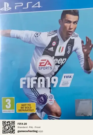 FIFA 20 PlayStation 4, PAL box front