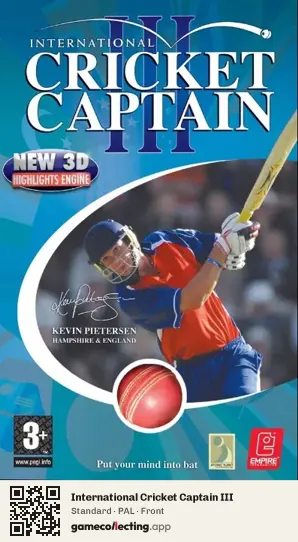 International Cricket Captain III PlayStation Portable, PAL box front