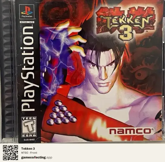 Tekken 3 PlayStation, NTSC box front
