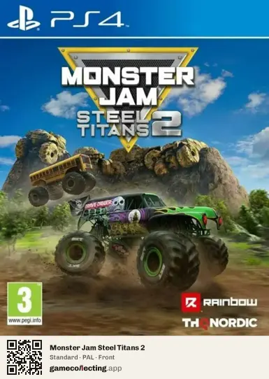 Monster Jam Steel Titans 2 PlayStation 4, PAL box front