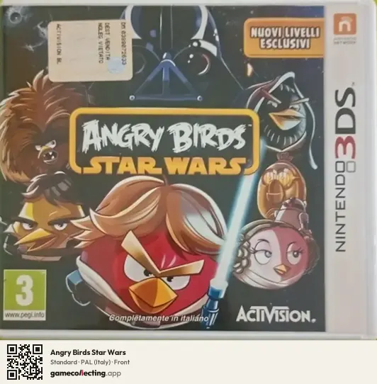 Angry Birds Star Wars Nintendo 3DS, Italy box front