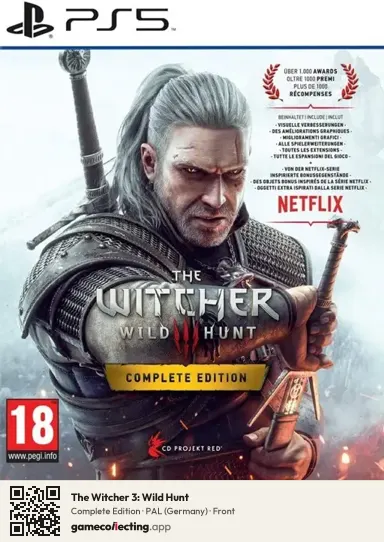The Witcher 3: Wild Hunt PlayStation 5, Germany box front