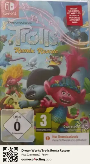 DreamWorks Trolls Remix Rescue Nintendo Switch, Germany box front