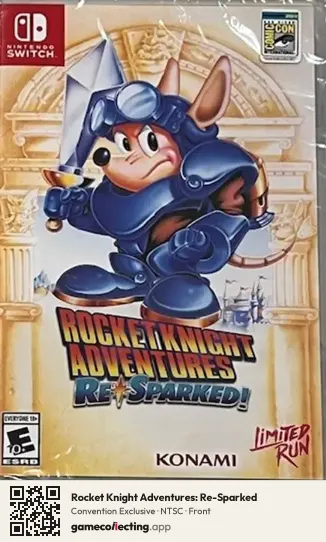 Rocket Knight Adventures: Re-Sparked Nintendo Switch, NTSC box front