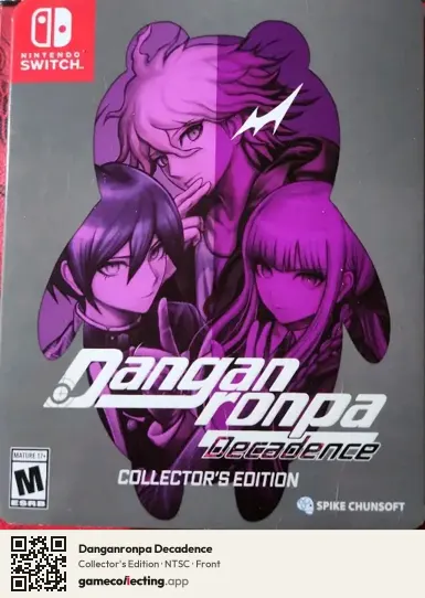 Danganronpa Decadence Nintendo Switch, NTSC box front