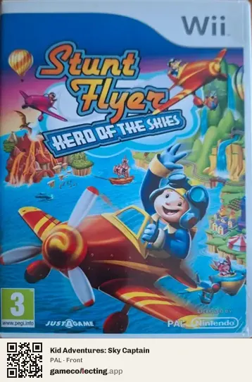 Kid Adventures: Sky Captain Nintendo Wii, PAL box front