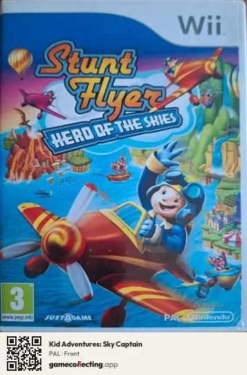Kid Adventures: Sky Captain Nintendo Wii, PAL box front