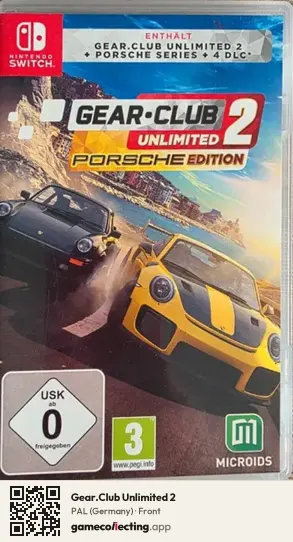 Gear.Club Unlimited 2 Nintendo Switch, Germany box front