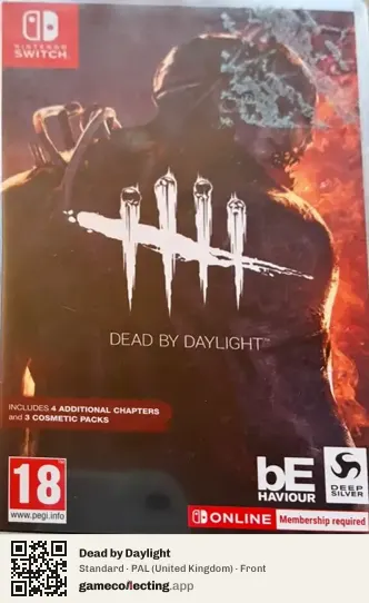 Dead by Daylight Nintendo Switch, United Kingdom box front