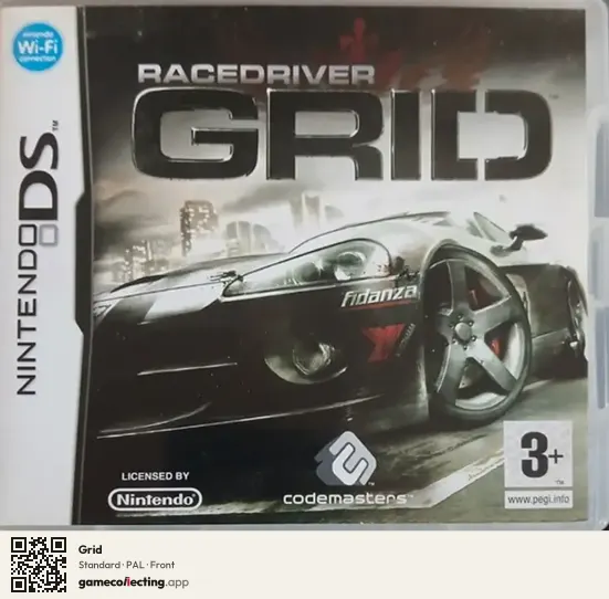 Grid Nintendo DS, PAL box front