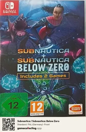 Subnautica / Subnautica: Below Zero Nintendo Switch, Germany box front