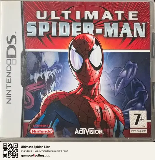 Ultimate Spider-Man Nintendo DS, United Kingdom box front