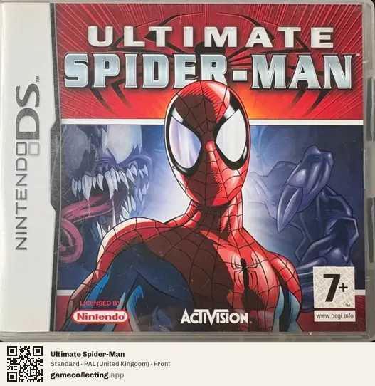 Ultimate Spider-Man Nintendo DS, United Kingdom box front