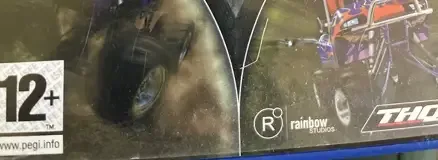 MX vs. ATV Unleashed, the PEGI square on its front