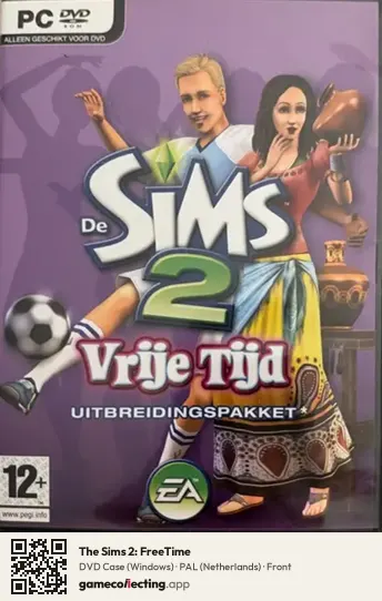 The Sims 2: FreeTime Computer, Netherlands box front