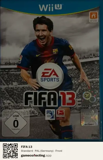 FIFA 13 Nintendo Wii U, Germany box front