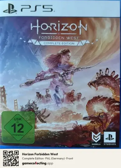 Horizon Forbidden West PlayStation 5, Germany box front