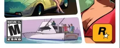 Grand Theft Auto: Vice City Stories, the ESRB box on its front
