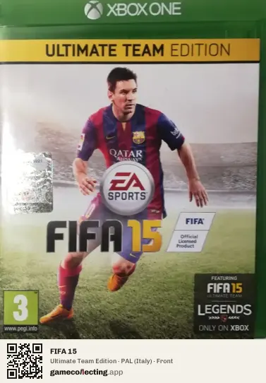 FIFA 15 Xbox One, Italy box front