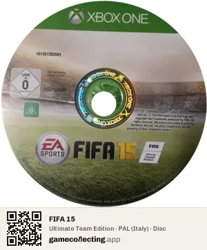 FIFA 15 Xbox One, PAL disc