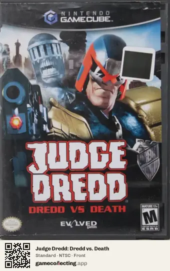 Judge Dredd: Dredd vs. Death Nintendo GameCube, NTSC box front
