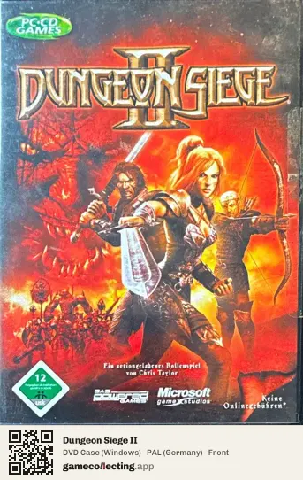 Dungeon Siege II Computer, Germany box front