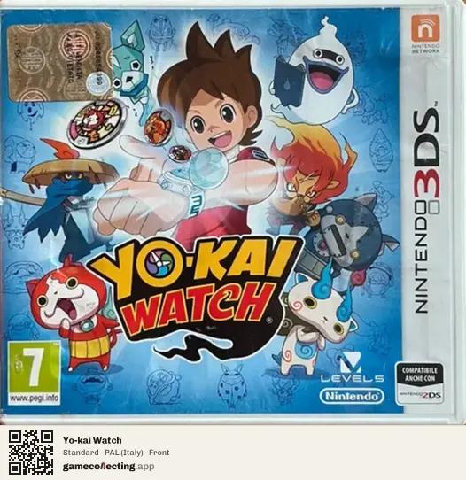 Yo-kai Watch Nintendo 3DS, Italy box front