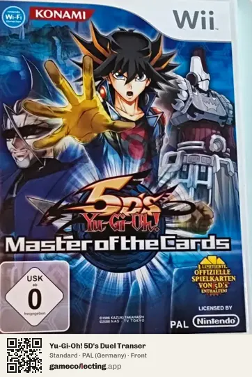 Yu-Gi-Oh! 5D's Duel Transer Nintendo Wii, Germany box front