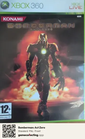 Bomberman: Act Zero Xbox 360, PAL box front