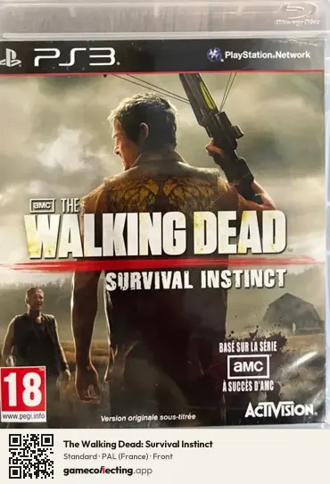 The Walking Dead: Survival Instinct PlayStation 3, France box front