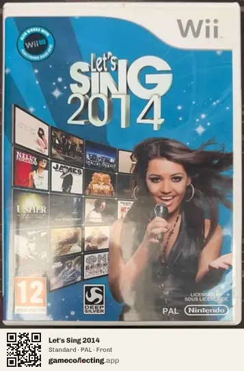 Let's Sing 2014 Nintendo Wii, PAL box front