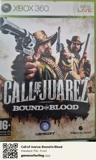 Call of Juarez: Bound in Blood Xbox 360, PAL box front