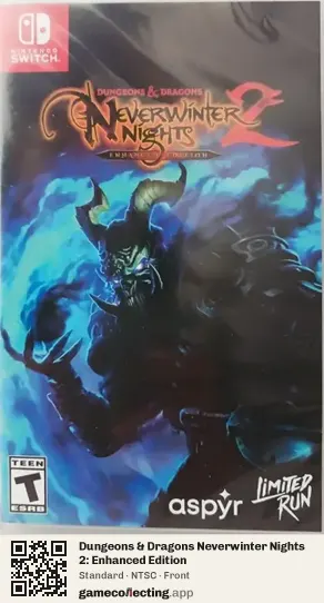 Dungeons & Dragons Neverwinter Nights 2: Enhanced Edition Nintendo Switch, NTSC box front