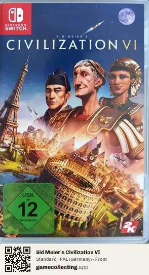 Sid Meier's Civilization VI Nintendo Switch, Germany box front