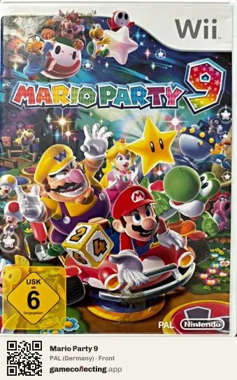 Mario Party 9 Nintendo Wii, Germany box front