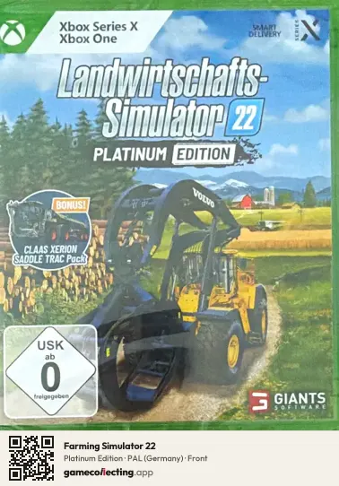 Farming Simulator 22 Xbox Series X, Germany box front