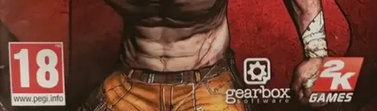 Borderlands, the PEGI square on its front