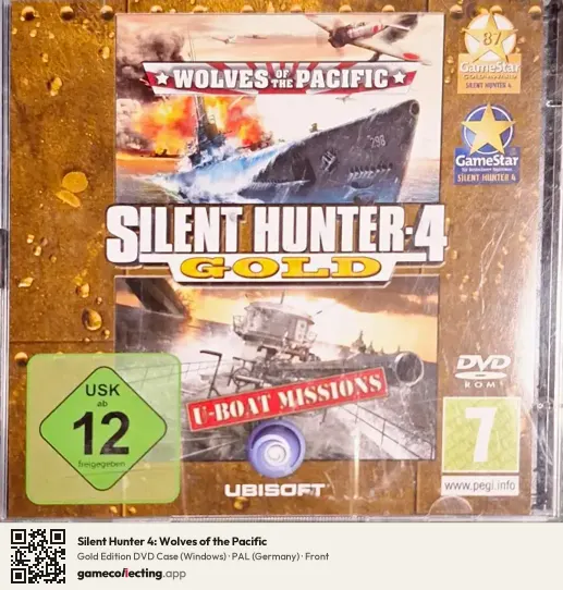 Silent Hunter 4: Wolves of the Pacific Computer, Germany box front