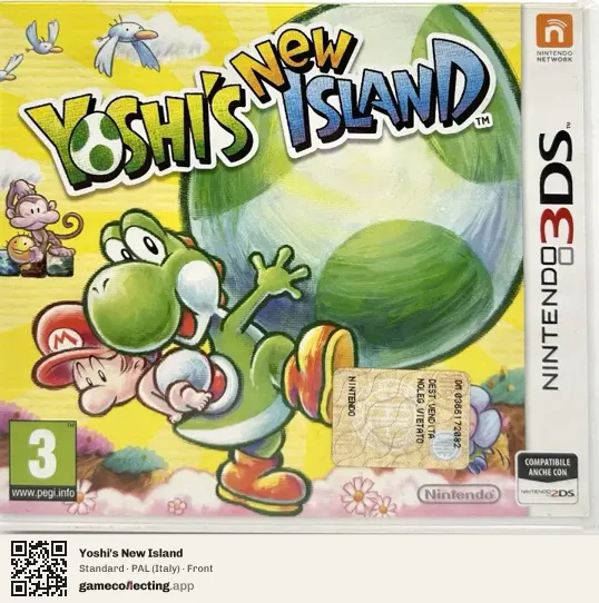 Yoshi's New Island Nintendo 3DS, Italy box front
